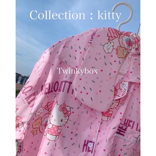 🛏 Twinkybox Pajamas | ชุดนอน kitty - สีชมพู 💖 มี 2 ขนาด