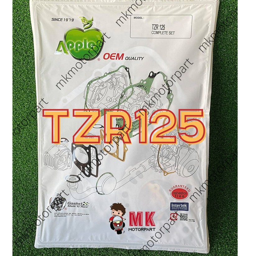 ปะเก็นยกเครื่อง Yamaha TZR125 ครบชุดปะเก็น Apple TZR 125