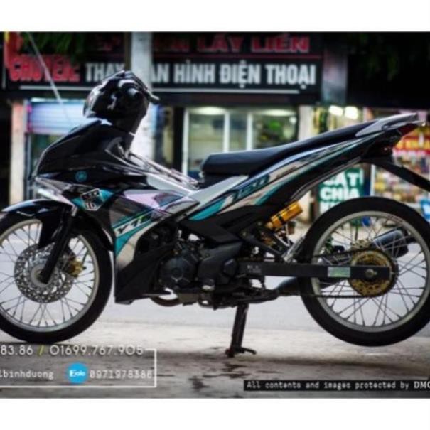 Ex 150 YZ15 สติ๊กเกอร์ติดรถโครเมียม