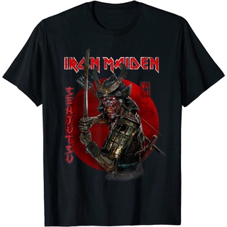 เสื้อยืด วงกลม Iron Maiden - Senjutsu Eddie สีแดง สําหรับผู้ใหญ่