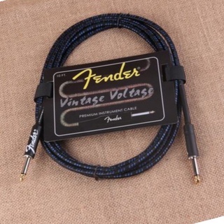 FENDER สายแจ็คกีตาร์อย่างดี 3m ของแท้ หัวตรงสองด้าน (SPC)