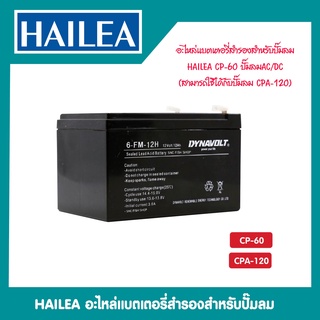 แบตเตอรี่ปั้มลม HAILEA CP60-CPA120 ตรงรุ่น ของเดิมจากโรงงาน