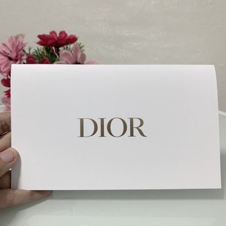 ‼️ไม่แท้ยินดีคืนเงิน‼️ แท้💯 การ์ด ซองใส่การ์ด Dior สีทอง การ์ดอวยพรวันเกิด