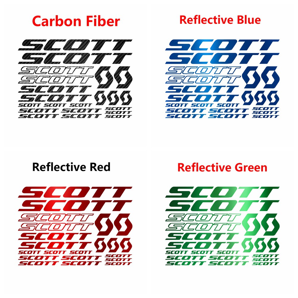 ขายดี สติกเกอร์ไวนิล SCOTT สําหรับติดตกแต่งกรอบรถจักรยาน Mtb