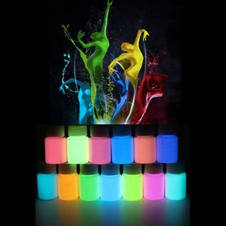 Siy ผงสีอีพ็อกซี่เรซิ่น UV เรืองแสงในที่มืด 8 สี 15 กรัม