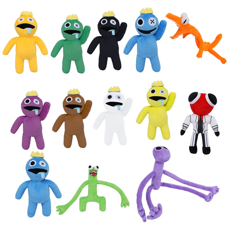 ตุ๊กตาการ์ตูนอนิเมะ Robloxed Rainbow Friends Chapter 2 Kawaii แบบนิ่ม ขนาด 18-55 ซม. 1 ชิ้น สําหรับเด็ก