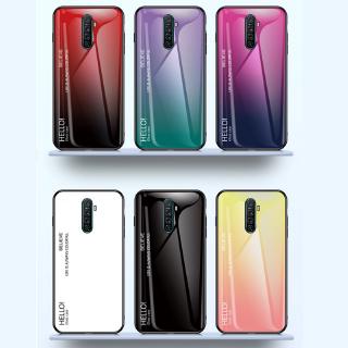 เคสโทรศัพท์กระจกนิรภัยป้องกันการกระแทกสําหรับ oppo realme x 2 pro reno ace realme xt reno 2 f 2z