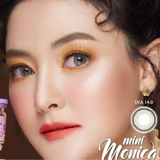 mini Monica Gray มินิ เทา สีเทา โทนสุภาพ เรียบร้อย สายแบ๊ว ใส่สวย น่ารักสดใส 💜Dream Color1 ช่วยถนอมดวงตา Contact Lens B