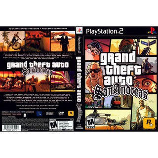 GRAND THEFT AUTO SAN ANDREAS (Standard Edition) [PS2 US : DVD5 1 Disc]