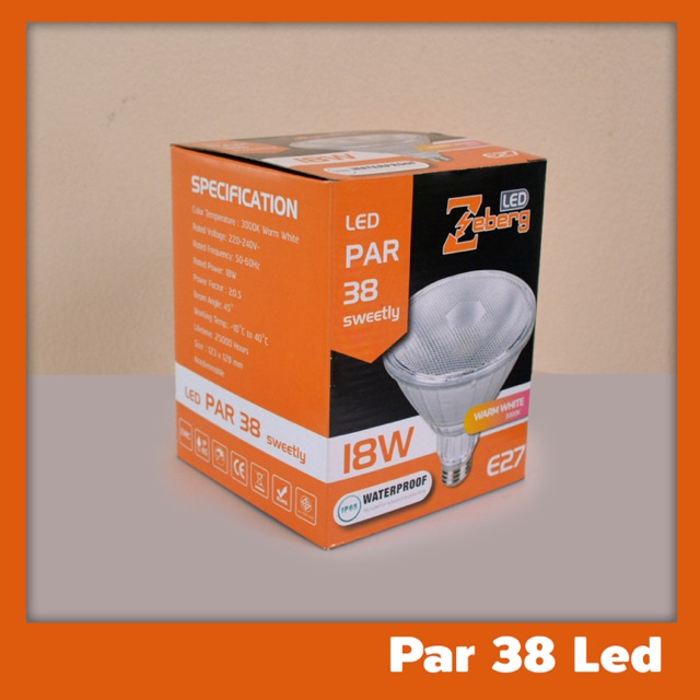 Zeberg Led par 38 18 w (indoor/outdoor)