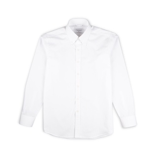 TWENTYSECOND เสื้อเชิ้ตแขนยาว ดุมปก ผ้าคอตต้อน รุ่น Plain Button Down collar shirt - สีขาว / White