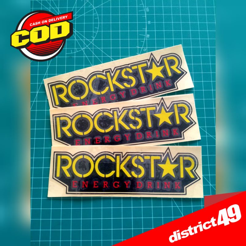 สติ๊กเกอร์ตัด Rockstar Energy Drink - สติ๊กเกอร์ตัด Rockstar Energy Drink - สติ๊กเกอร์ Rockstar Ener