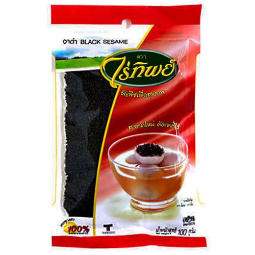 ไร่ทิพย์งาดำ Black sesame 100 กรัม
