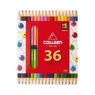 COLLEEN สีไม้คอลลีน 18 แท่ง 36 หัว