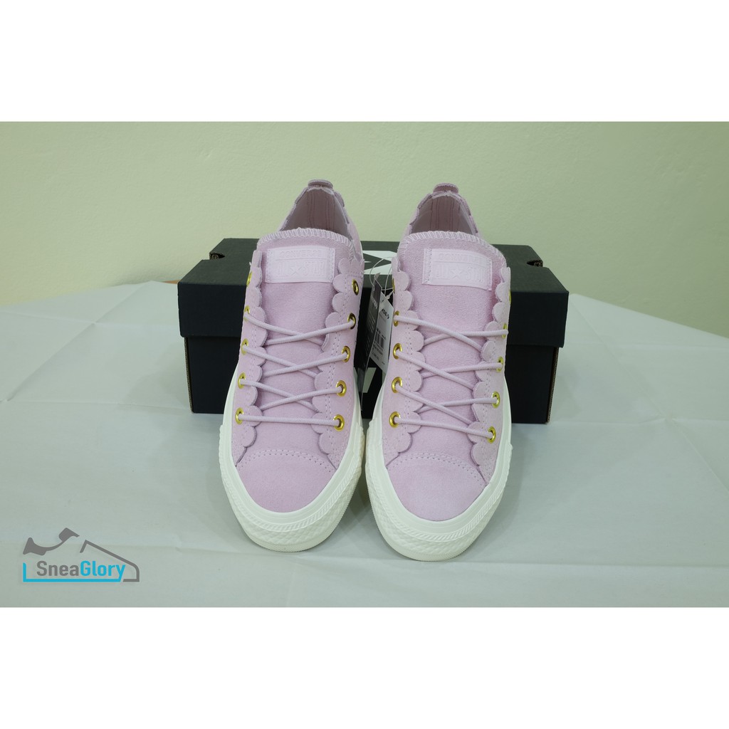 CONVERSE ALL STAR FRILLY THRILLS (Suede) OX PINK