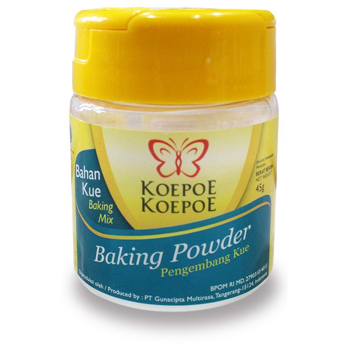 KEEPOOE CAKE INGREDIENTS BAKING POWDER 45 GRAMS/ 45 GR BUTTERFLY