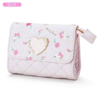 Pouch Case with Mirror กระเป๋าสตางค์ My Melody &amp; Kitty