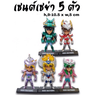 โมเดล เซนต์เซย่า SD 5 ตัว ความสูง 9-10.5 cm (uc/mw)