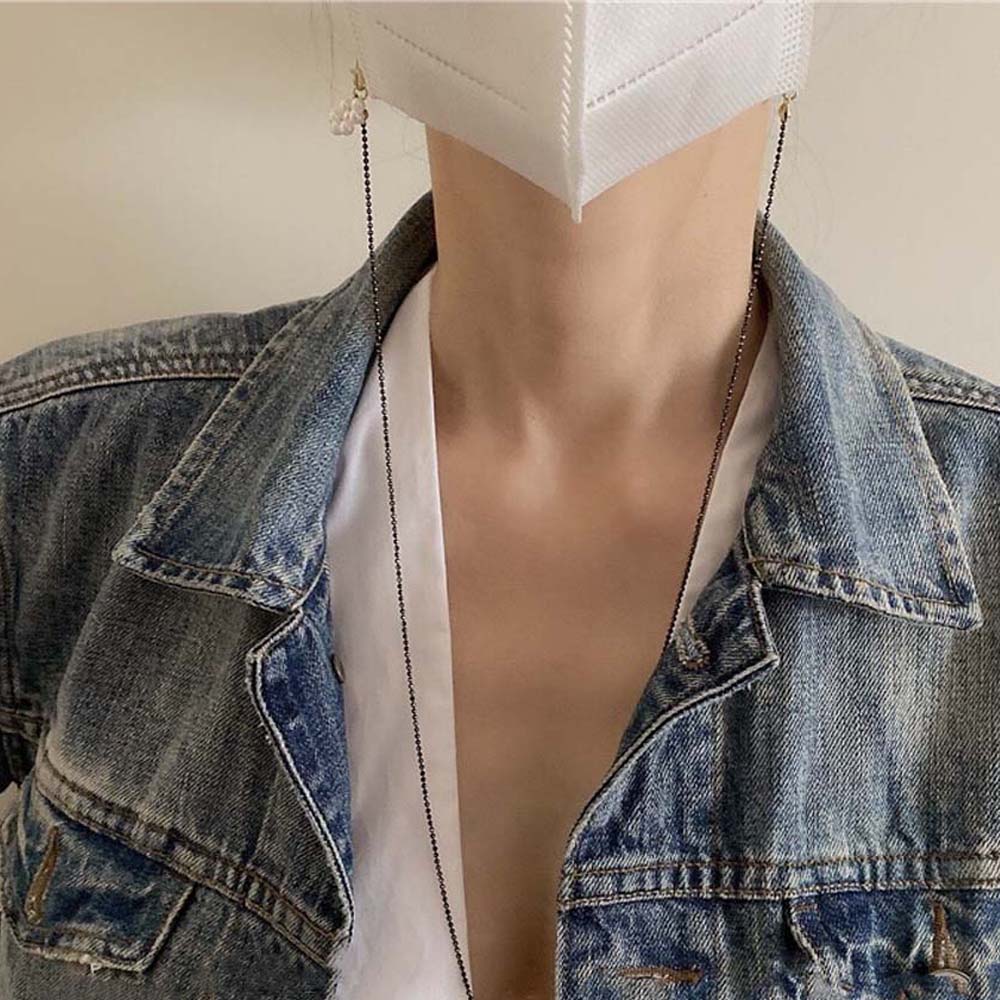 EXPEN Eyeglass Lanyard Beaded Mask Rope Glasses Clips Mask Cord Holders