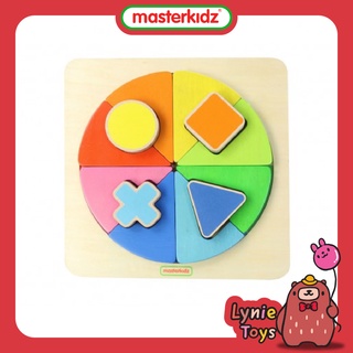 Masterkidz ของเล่นเสริมทักษะ กระดานจับคู่สีและรูปทรง Shape and Color Matching Board