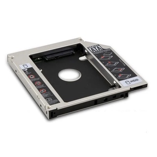 12.5 mm SATA to SATA SSD HDD Hard Drive Caddy Bracket DVD-ROM CD Optical Bay Tray( พร้อมส่ง)