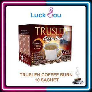 Truslen Coffee Burn 10 (Sachets) ทรูสเลน คอฟฟี่ เบิร์น กาแฟเร่งสลายไขมันเก่า กระตุ้นการขับถ่าย และช่วยเผาผลาญ (10 ซอง)