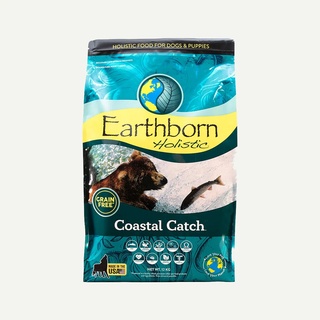 ( แพ้ไก่กินได้ ) Earthborn Coastal Catch 12kg เอิร์ธบอร์น อาหารสุนัขสำหรับทุกช่วงอายุและทุกสายพันธุ์ สูตรปลาไวท์ฟิช