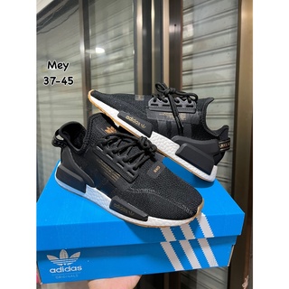 Adidas nmd รองเท้าผ้าใบผูกเชือกพร้อมกล่อง