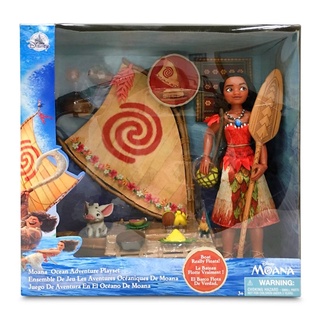 🌴 Moana Ocean Adventure Classic Doll Play Set🏝ตุ๊กตาโมอน่า รุ่น ผจญภัยในมหาสมุทร🌊ของแท้ 💯%👍🏻นำเข้าจากดิสนีย์สโตร์USA🇺🇸✈️