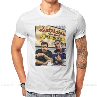 เสื้อยืดผ้าฝ้ายพิมพ์ลายขายดี เสื้อยืด พิมพ์ลายกราฟิก The Sopranos Paulie And Silvio Satriales The Sopranos American Crim