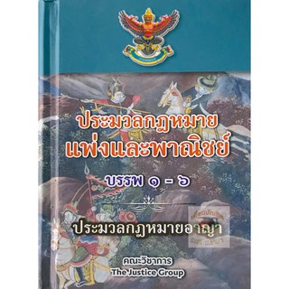 ประมวลกฎหมาย แพ่งและพาณิชย์ บรรพ 1-6 ประมวลกฎหมายอาญาแก้ไขล่าสุด 2562(ปกแข็งเล่มเล็ก)