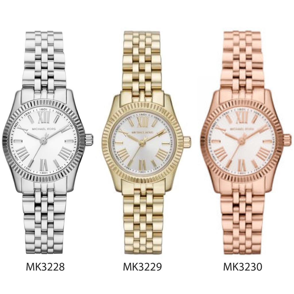 Michael kors mini watch mk3228 mk3229 mk3230 size 28 mm