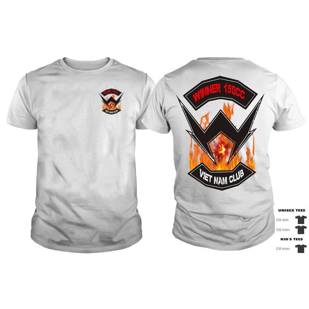 เสื้อยืด WINNER 150CC HONDA CLUB | เสื้อยืด BIKER TRAVEL | BIKER TSHIRT - เสื้อสุดฮอต