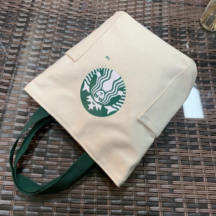 กระเป๋าสตาร์บัค มี7สี มีซิปถุงผ้า กระเป๋าStarbuck พร้อมส่ง -xbk7 thumbnail 5