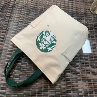 กระเป๋าสตาร์บัค มี7สี มีซิปถุงผ้า กระเป๋า🔥🔥Starbuck พร้อมส่ง -xbk7