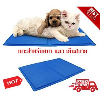 Pet cool mat แผ่นเจลรองนอนหมา แผ่นเจลเย็นสุนัข ที่นอนเจลเย็นสำหรับสุนัข (Size s 30*40 cm) ขายดีมากสำหรับน้องหมาน้องแมว