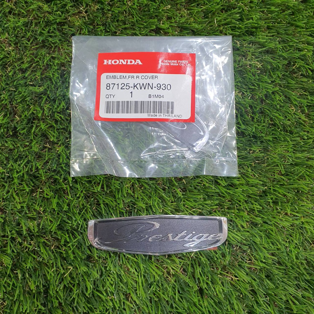โลโก้ PRESTIGE ฮอนด้าแท้ รหัสสินค้า 87125-KWN-930