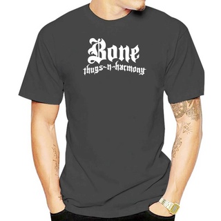 เสื้อยืดผ้าฝ้าย เสื้อยืด พิมพ์ลายโลโก้ Bone Thugs N Harmony สไตล์วินเทจ ฮิปฮอป คลาสสิก