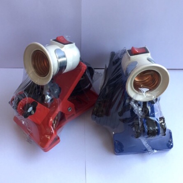 ขาหนีบหลอดไฟ ขั้วหลอดไฟ มีสวิตช์ เปิด-ปิด สายไฟ VKF 2x0.5 ยาว 3เมตร / 5เมตร ขาจับหลอดไฟ