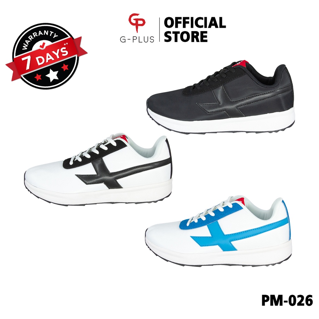 G-PLUS Sneaker รุ่น PM026 รองเท้าผ้าใบ สนีกเกอร์ ผู้ชาย ใส่ได้ทุกเพศทุกวัย (1990)