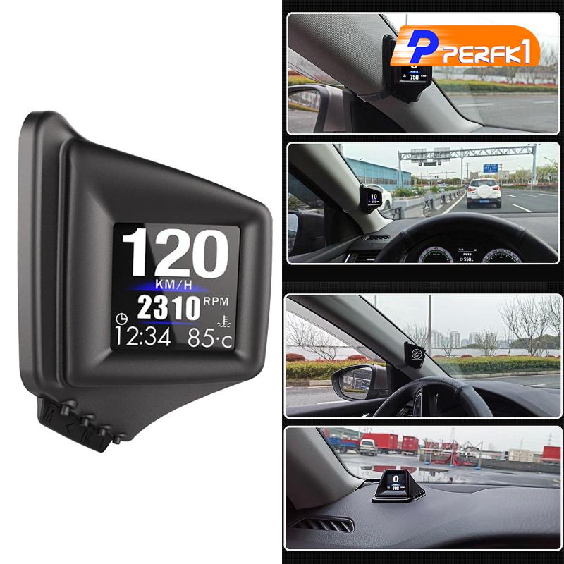 Car Head Up Display GPS OBD2 Driving Computer LCD Screen Temperature ...