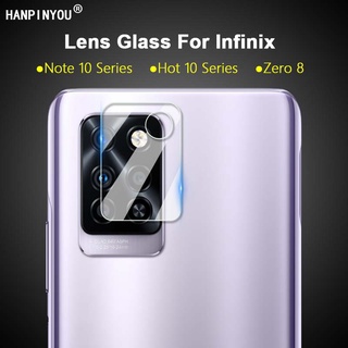 สําหรับ Infinix Note 10 Pro Zero 8 8i Hot 10 Lite Play 10s 10T ฟิล์มกระจกนิรภัย กันรอยเลนส์กล้อง แบบบางพิเศษ