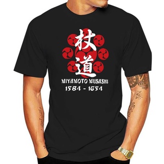 เสื้อยืดผ้าฝ้ายพิมพ์ลายแฟชั่น ใหม่ เสื้อยืดลําลอง แขนสั้น พิมพ์ลาย Miyamoto Musashi Samurai Legend สไตล์ญี่ปุ่น สําหรับผ