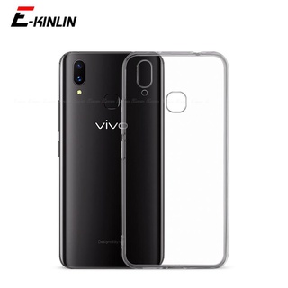 เคสโทรศัพท์ซิลิโคน TPU นิ่ม แบบใส บางพิเศษ กันกระแทก สําหรับ Vivo T1x T2x V25 V25e V23 V23e V21 V21e V20 SE V19 V17 Neo V15 V11 V11i S1 Pro