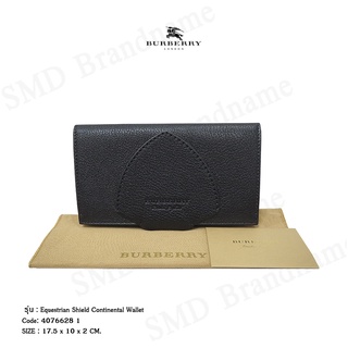 BURBERRY กระเป๋าสตางค์ใบยาว รุ่น Equestrian Shield Continental Wallet  Code: 4076628 1