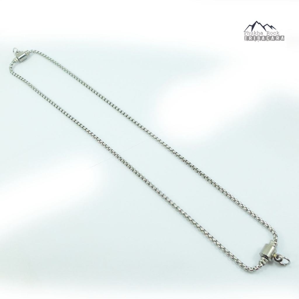 U23 ห้อยหน้า-หลัง ขนาด 3.5 มม. 26 นิ้ว สร้อยคอ แขวนพระ สร้อยสแตนเลส สร้อยพระ stainless necklace - รูปที่ 7