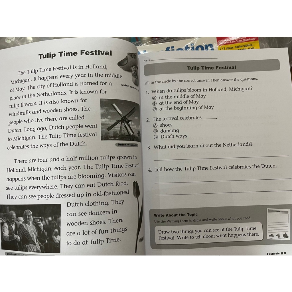  nonfiction reading practice grade
