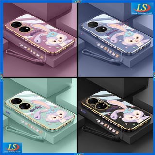 เคส Huawei P50 Pro Huawei P30 lite Huawei P40 Pro Huawei P30 Pro Huawei P20 Pro Huawei P20 lite Huawei P50 Huawei P40 เคสโทรศัพท์มือถือ ลายการ์ตูนกระต่ายดิสนีย์ StellaLou TZ