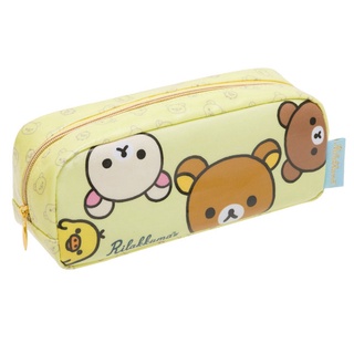 กระเป๋า Rilakkuma Happy Life Pen Case สีเหลือง ขนาด 7.5 x 18.5 x 6 ซม.