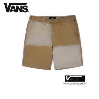 กางเกงVANS WOVEN SHORTS TWOTONE CREAM BROWN สินค้ามีประกันแท้